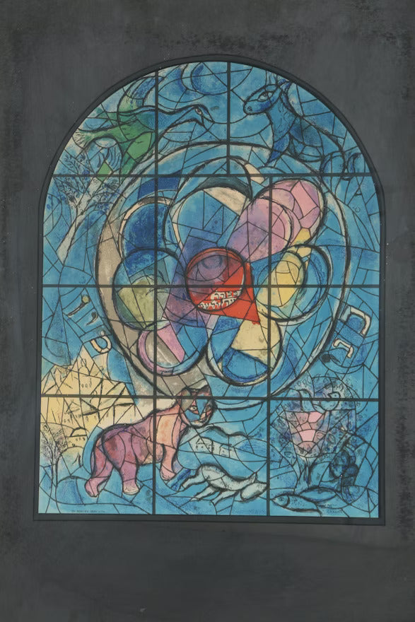 Lithograph on Paper After Marc Chagall's "The Tribe of Benjamin"