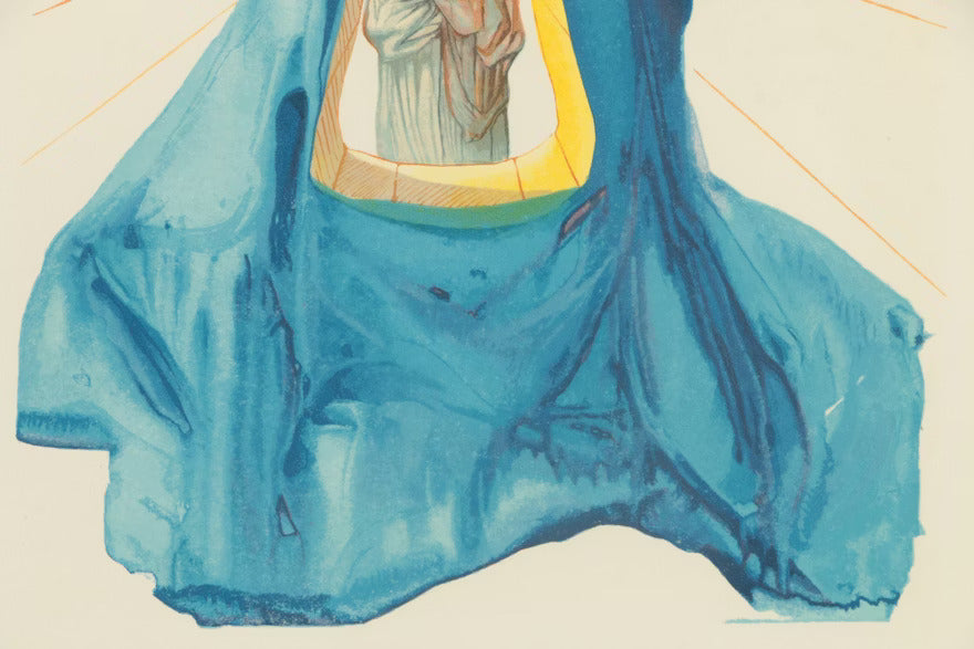 Salvador Dalí Wood Engraving on Paper "Purgatory Canto 33: Dante Purifié "