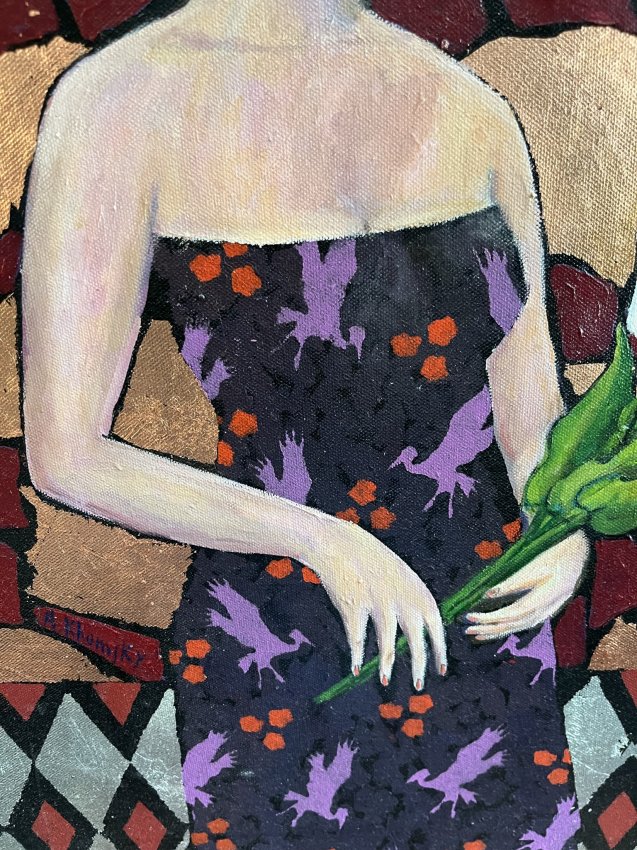 Alex Khomsky Signed Oil on Canvas