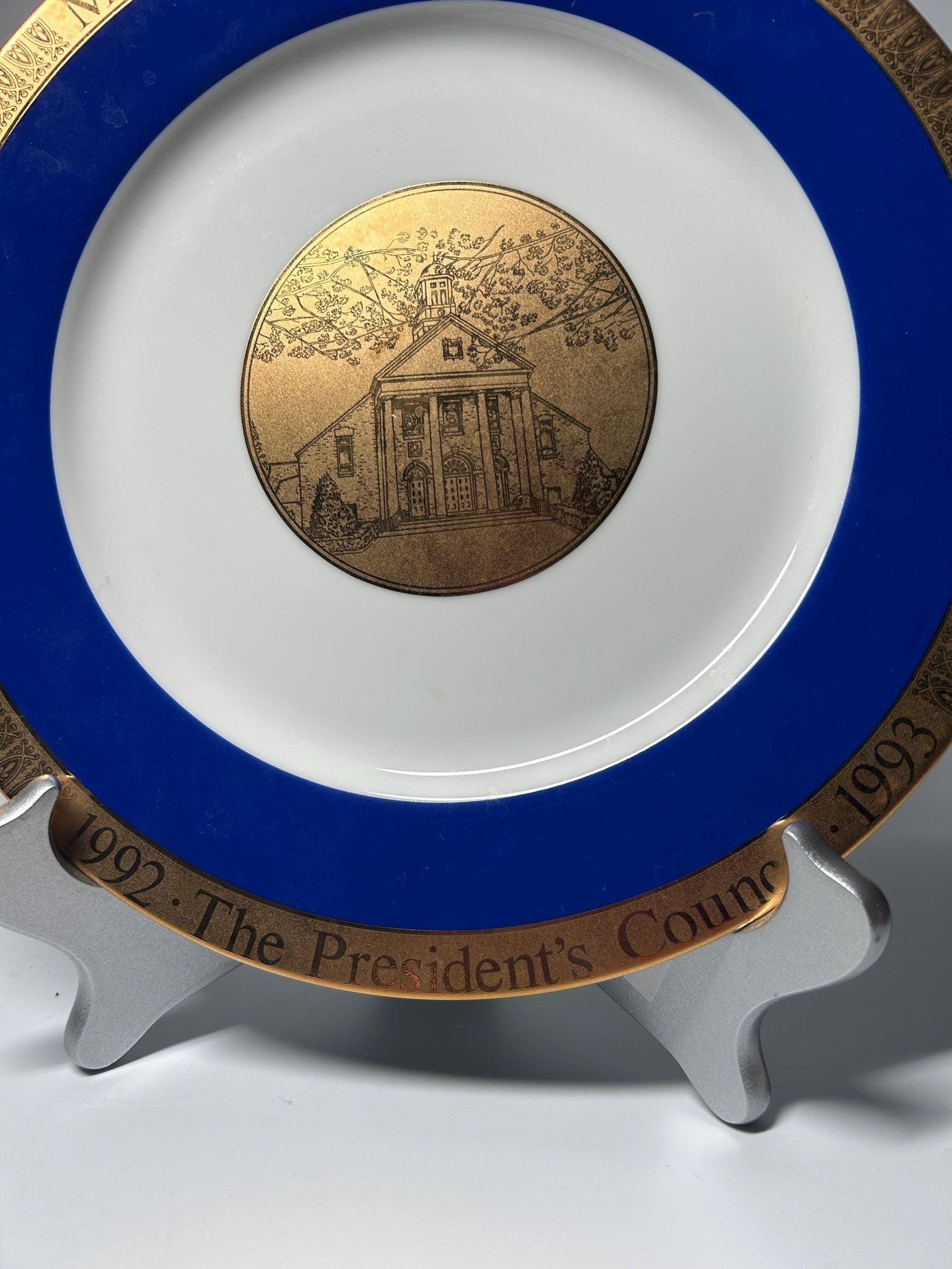 Merrimack College President's Council Commemorative Plate – 1992-1993 Limited Edition University China