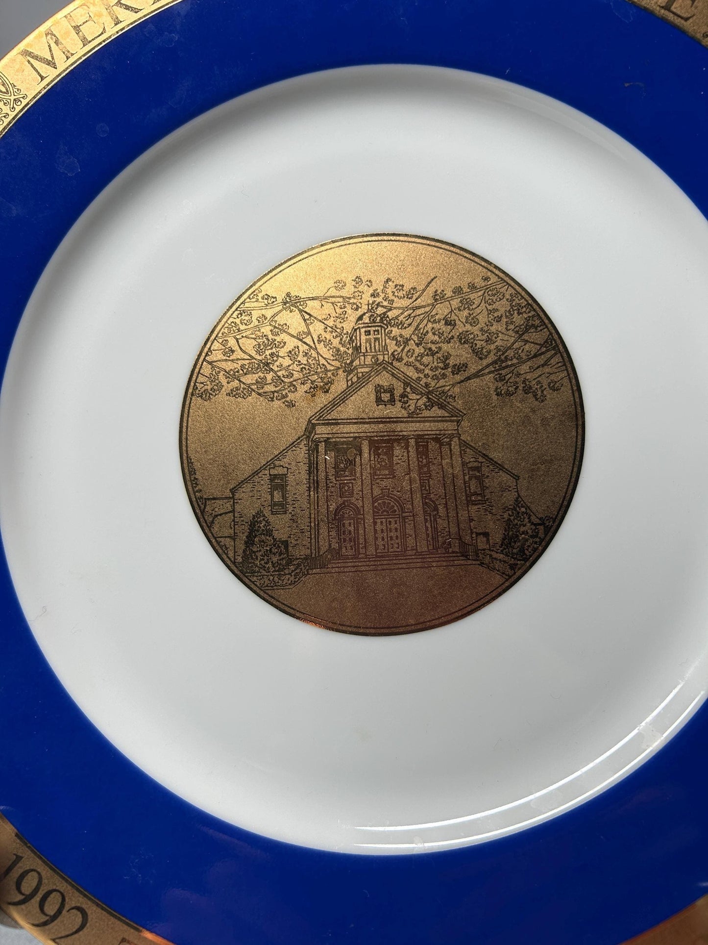 Merrimack College President's Council Commemorative Plate – 1992-1993 Limited Edition University China