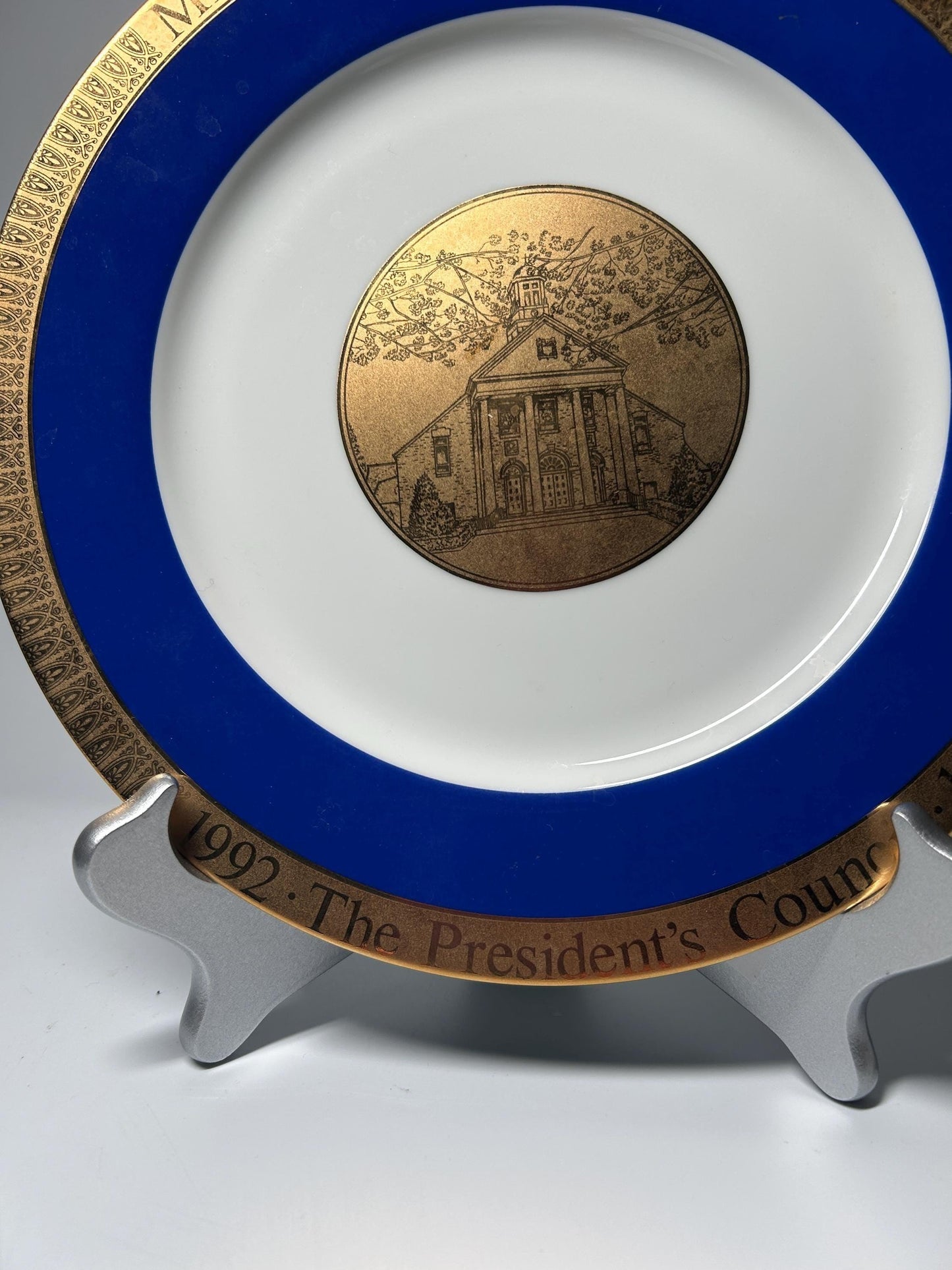Merrimack College President's Council Commemorative Plate – 1992-1993 Limited Edition University China