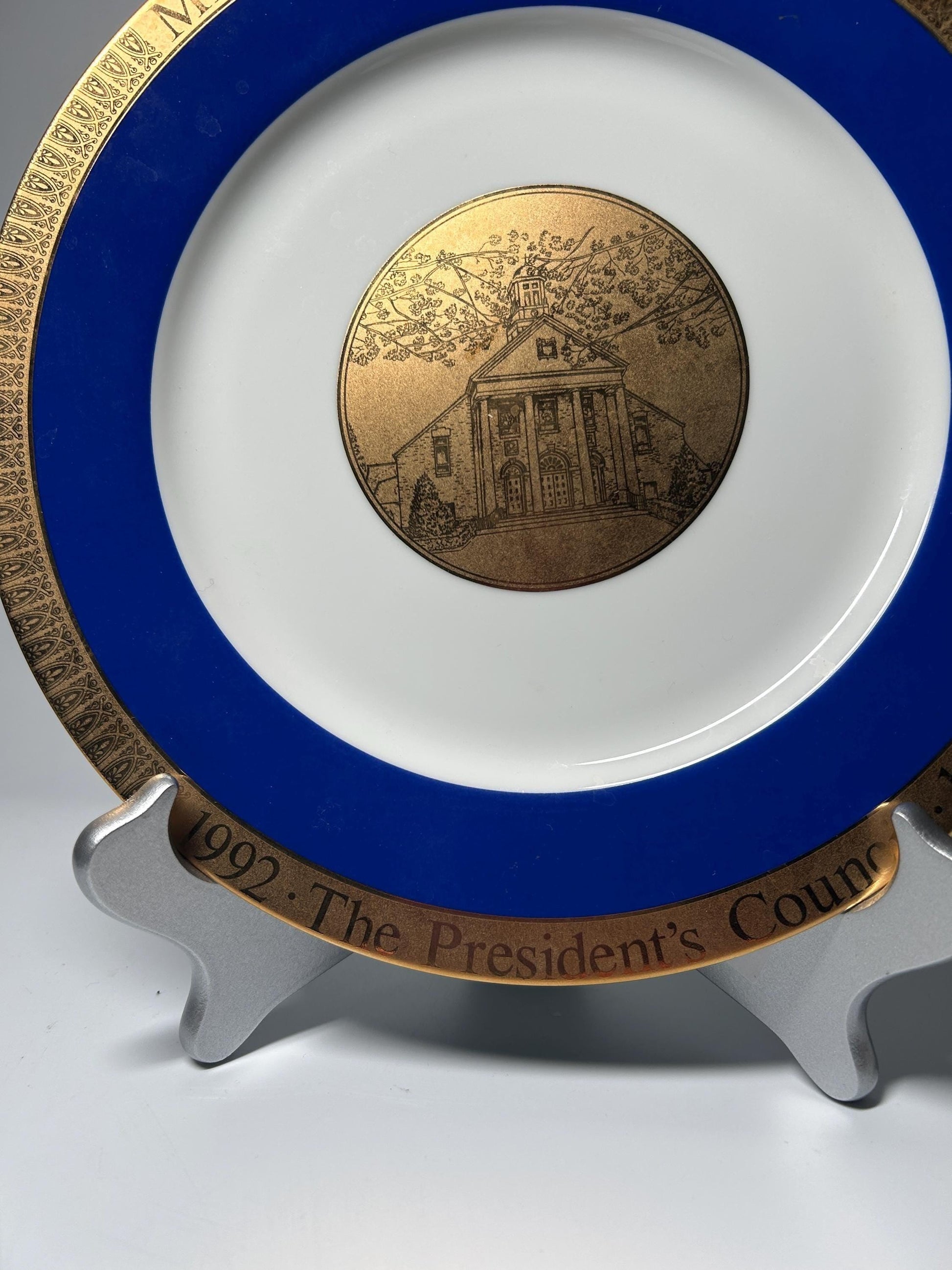 Merrimack College President's Council Commemorative Plate – 1992-1993 Limited Edition University China