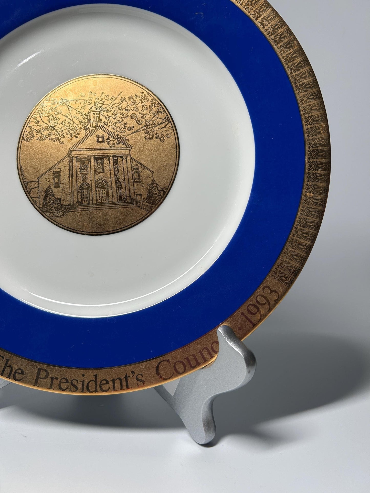 Merrimack College President's Council Commemorative Plate – 1992-1993 Limited Edition University China