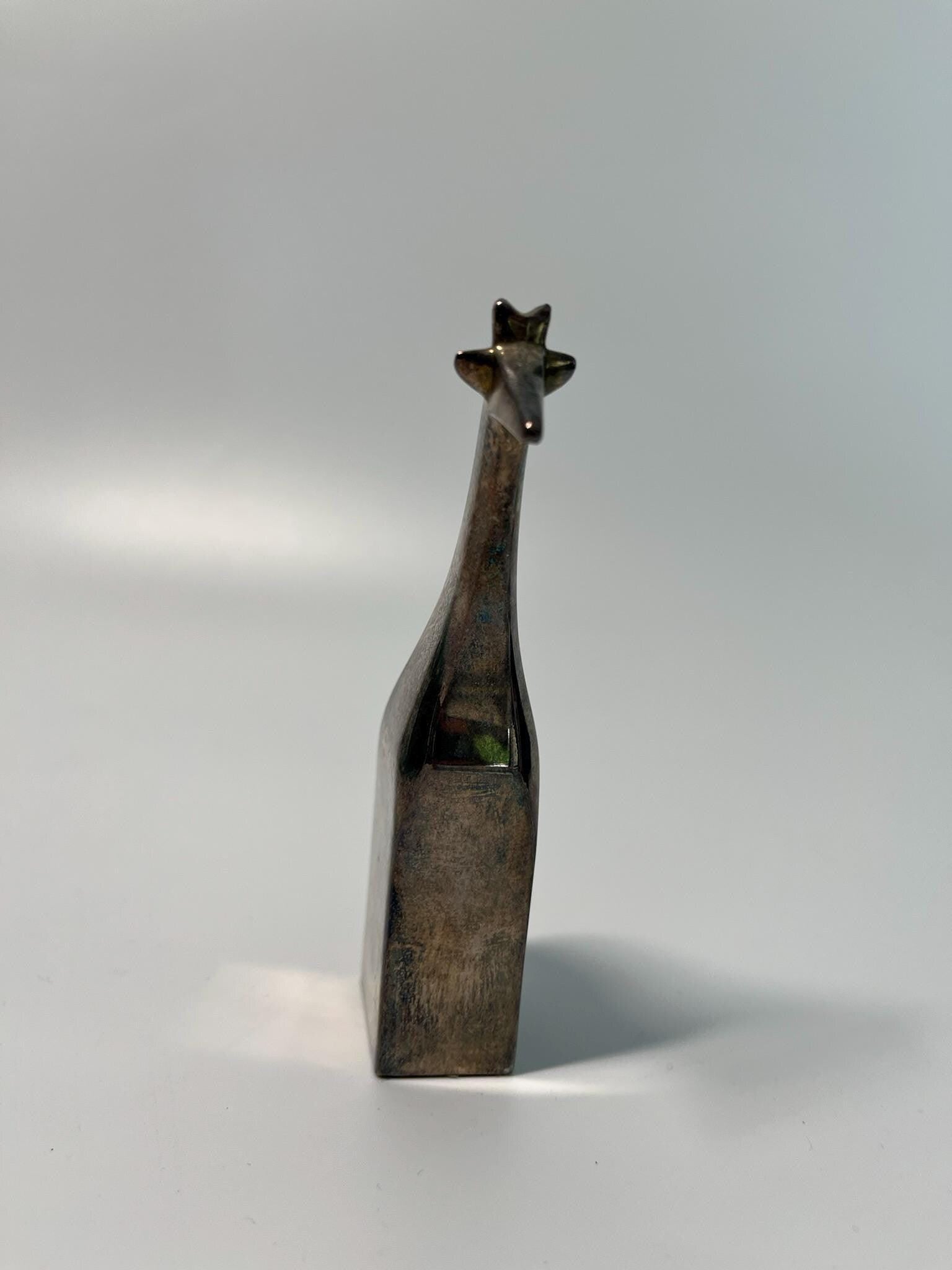 Vintage Dansk Designs Brass Giraffe Figurine Sculpture – Made in Japan