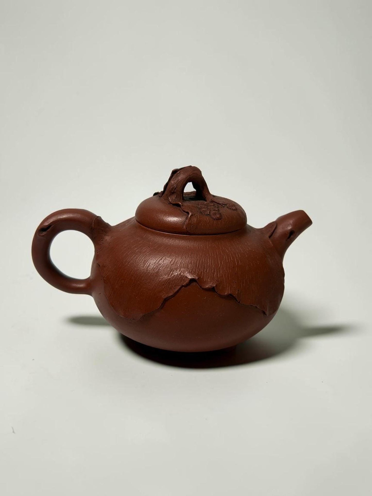Vintage Yixing Zisha Teapot | Plum Blossom Motif, Wang Yinxian Attributed