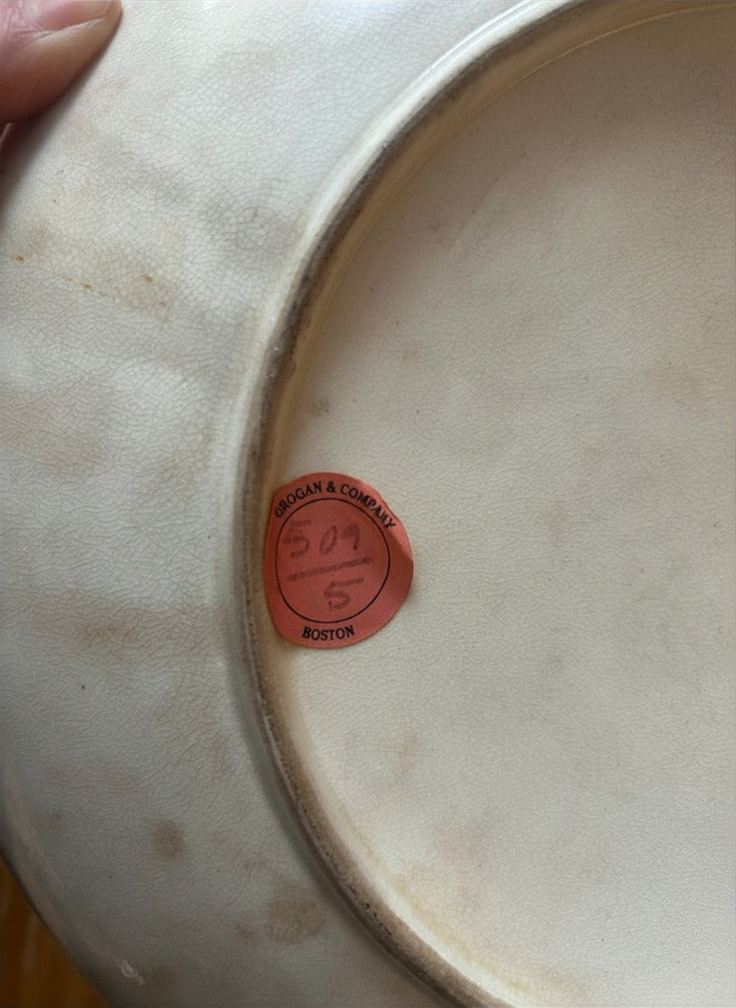 Satsuma Ware Decorative Plate: Traditional Japanese Family Scene